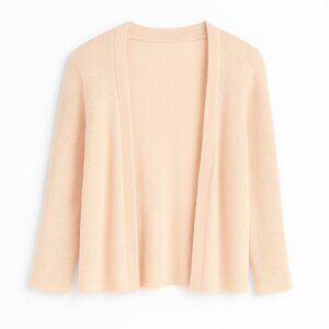 89th & Madison Open-Front Ribbed Cardigan – Size Medium (M)